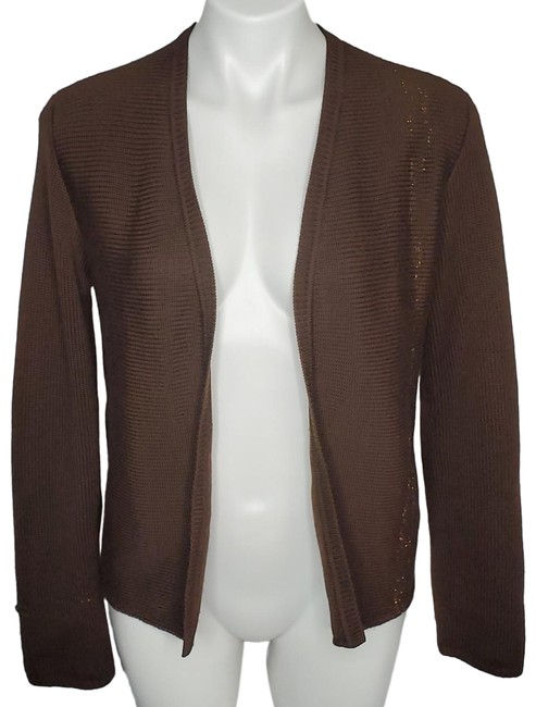 Chanel Brown Vintage Fall 1999 40 Cardigan  