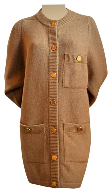 Chanel Camel See Label Photo Cardigan 0 M 