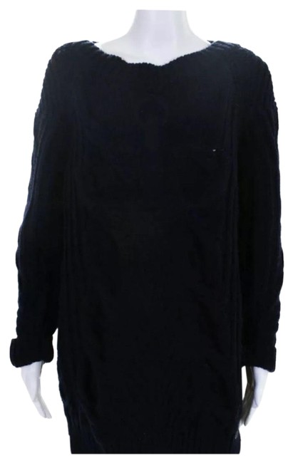 Chanel Cashmere 2018 Collection Navy Sweater 