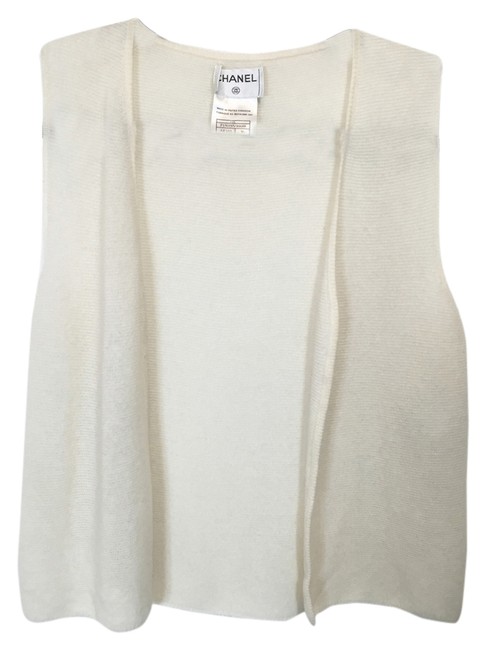 Chanel Cashmere Cream VestS 