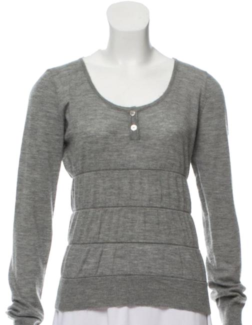 Chanel Cashmere Gray Sweater 