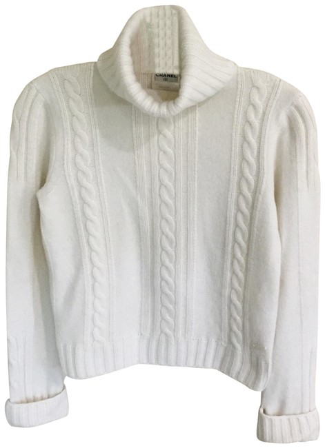 Chanel Cashmere Off White Sweater 
