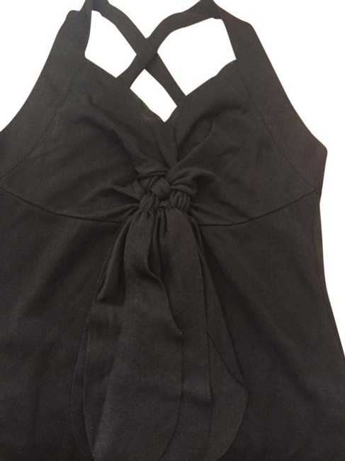 Chanel Black Mid length Short Casual Dress  S 