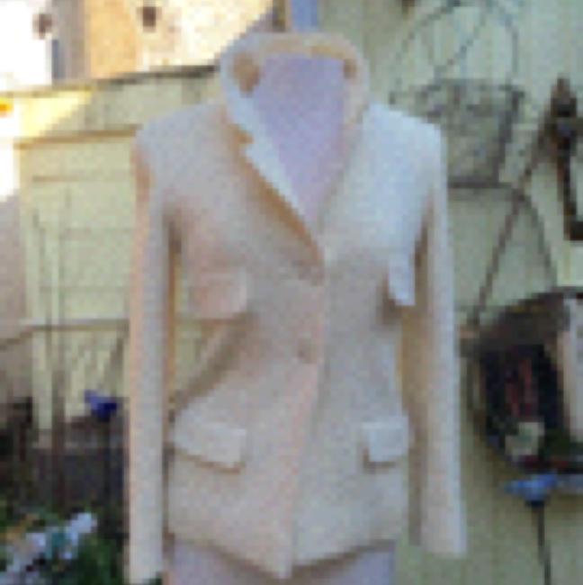 Chanel Cream Blazer Size Petite 6 S 