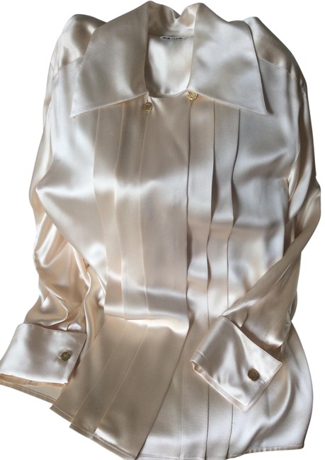 Chanel Cream Blouse 0 M 