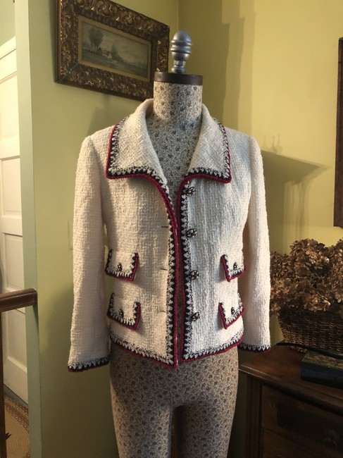 Chanel Cream Pf06 Blazer 