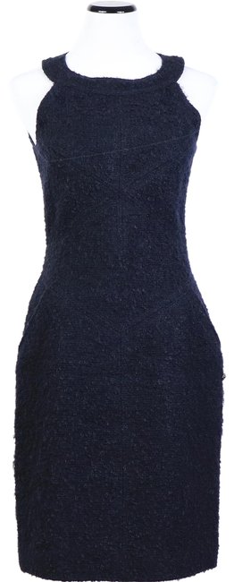 Chanel Dark Blue Mid length Formal Dress  S 