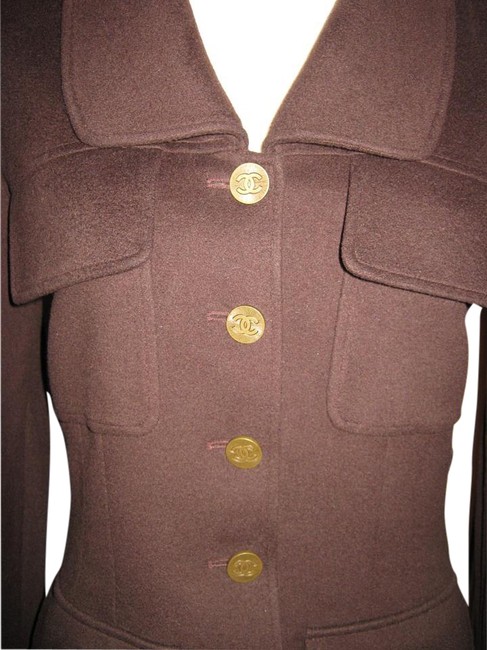 Chanel Dark Brown Jacket  S 
