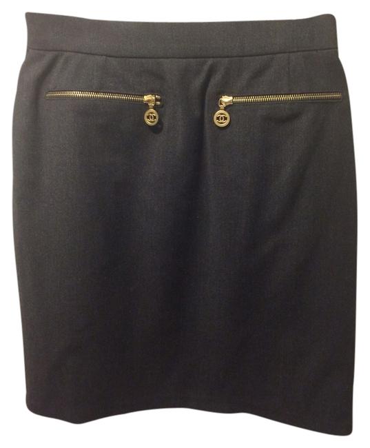Chanel Dark Gray Skirt26 