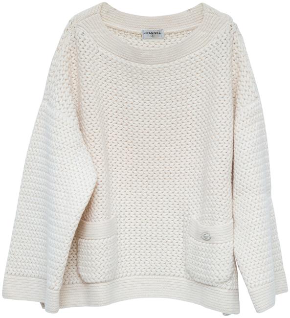 Chanel Ecru Cream Sweater 