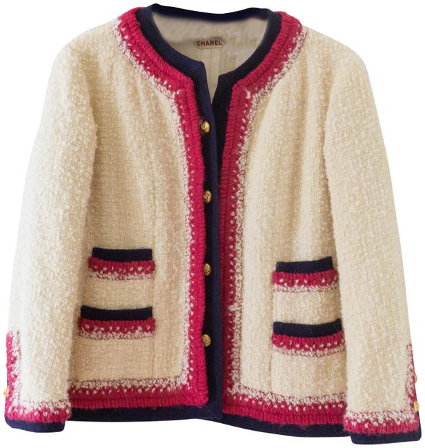 Chanel Ecru Gabrielle Iconic Museum 1950s Blazer  S 