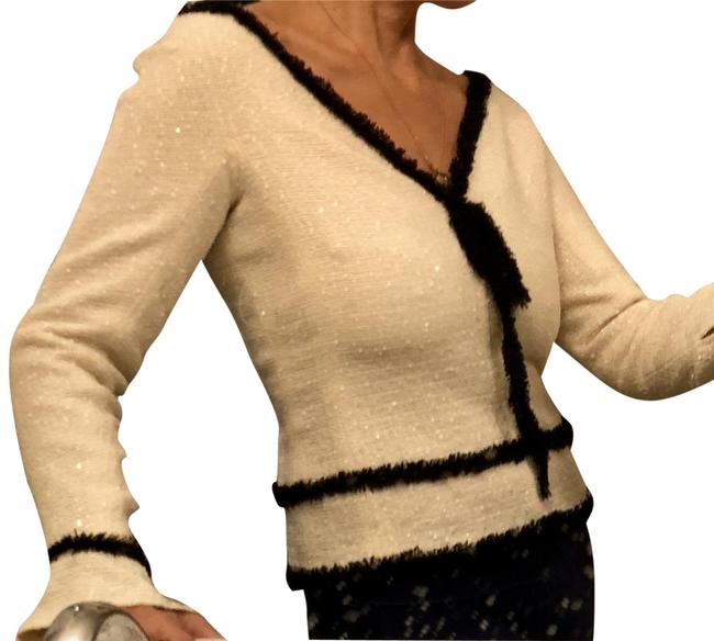 Chanel Evening Black and White Top 