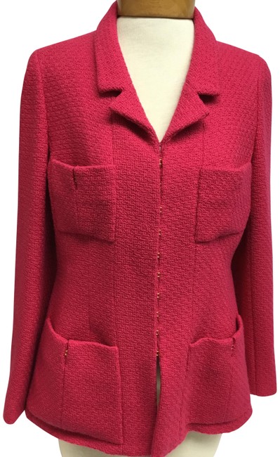 Chanel Fushia Tweed Jacket  
