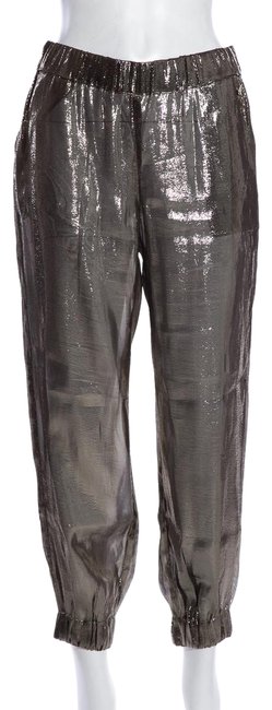 Chanel Gold Lame Pants  S 28 
