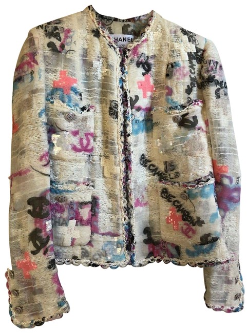 Chanel Graffiti Jacket  S 