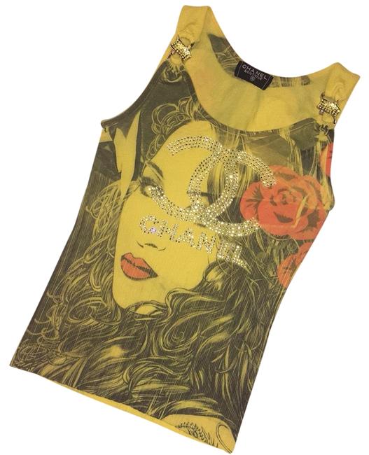 Chanel Graphic Tank Top Cami