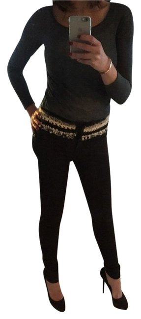 Chanel Gray Jeans Pants26 