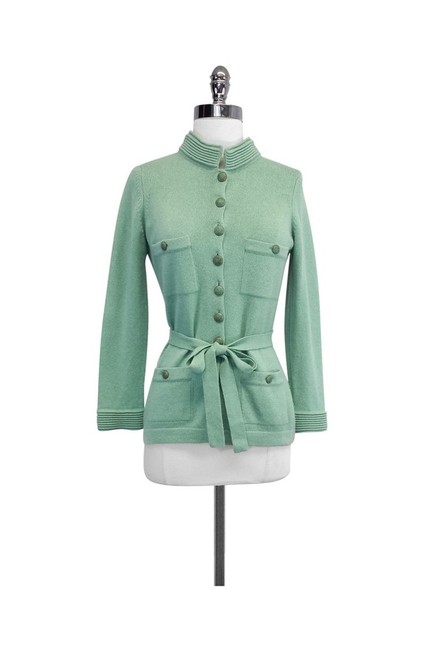 Chanel Green CardiganS 