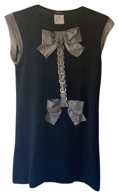 Chanel Grey Tunic Short Casual DressS 