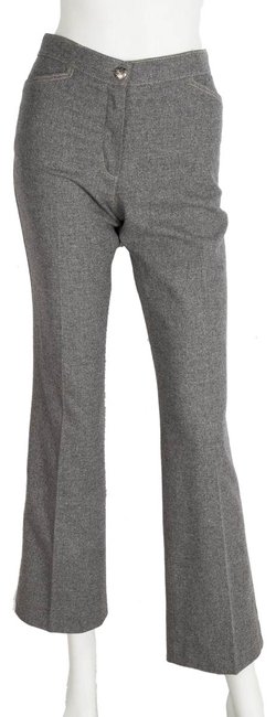 Chanel Grey Wool 34 Pants26 