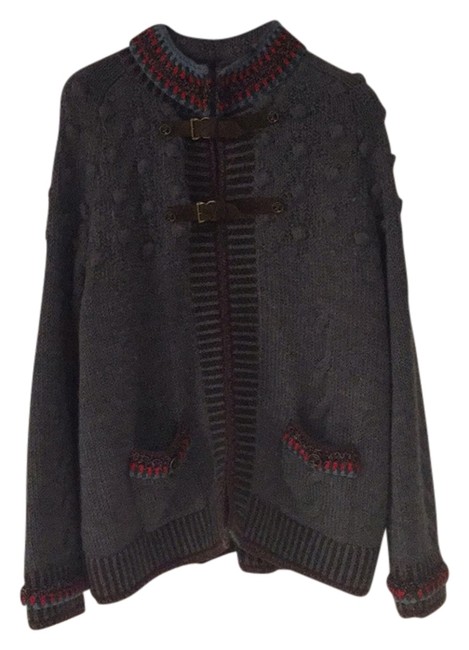 Chanel P52015 K06681 Grey Red Blue Green Sweater 