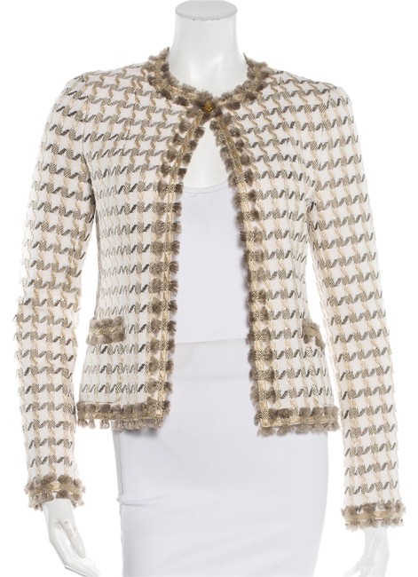Chanel Houndstooth Jacket
