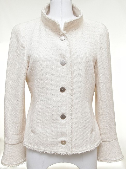 Chanel Ivory Blazer  S 