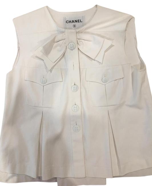 Chanel Ivory Blouse  