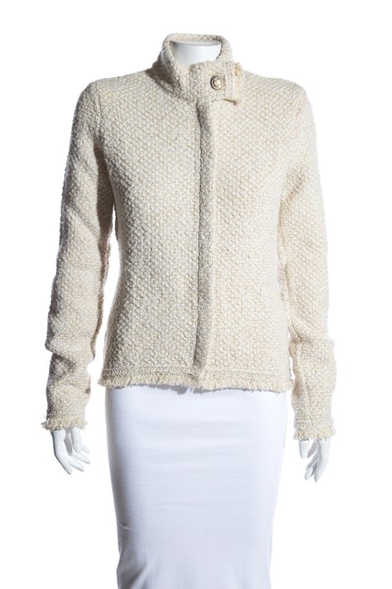 Chanel Ivory Sweater 40 Sweatshirt Hoodie  