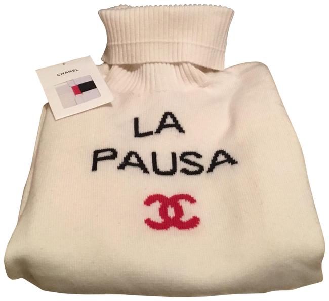 Chanel La Pausa White Creme Sweater 