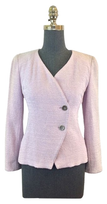 Chanel Lavender Cotton Tweed Jacket