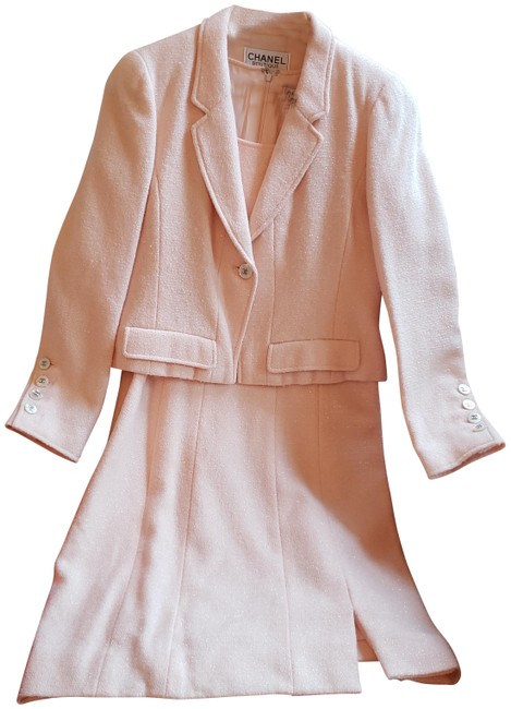 Chanel Light Peach Suit For The Workplace Short Work Office Dress 0 M 