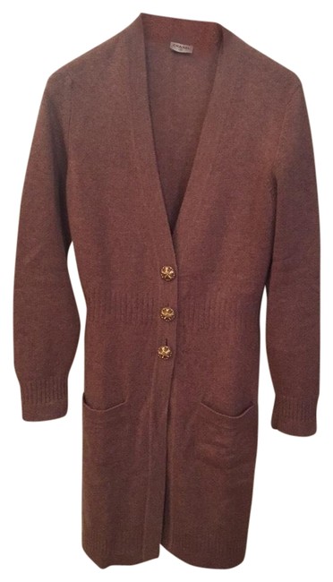 Chanel Mauve Cardigan Sweater 