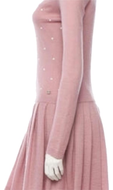 Chanel Mauve Mid length Work Office Dress  S 