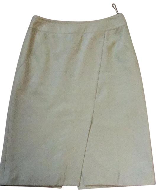 Chanel Mint Green Leather Skirt  S 28 