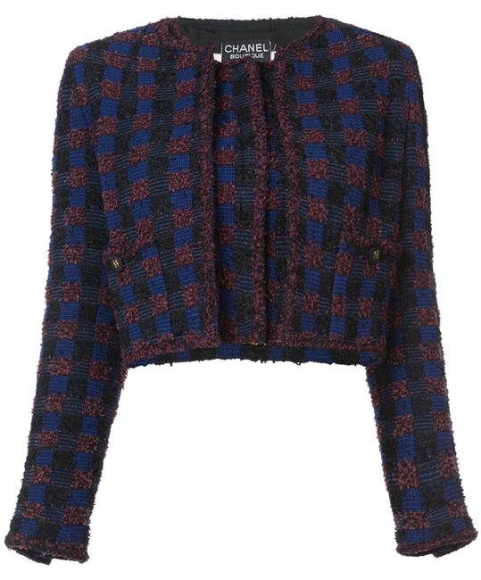 Chanel Mulitcolor 94a Tweed Vest Jacket Set Blazer  
