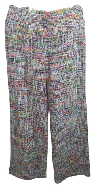 Chanel Multi color Weave 36 PantsS 27 
