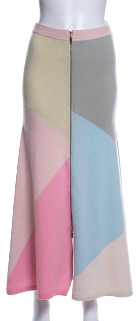 Chanel Multicolor Knit Skirt  S 28 