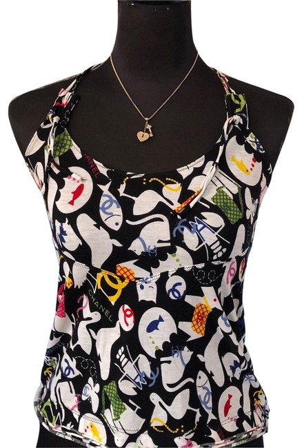 Chanel Multicolor Summer Tank Top CamiS 