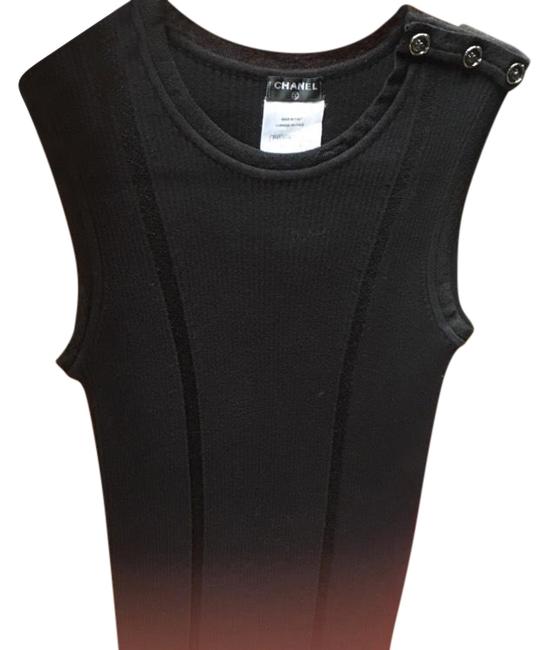 Chanel Navy and Black Tank Top CamiS 