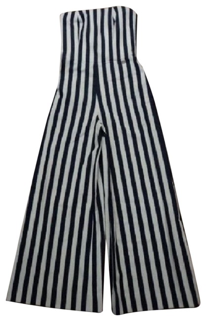 Chanel Navy and White Romper Jumpsuit 