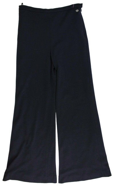 Chanel Navy Blue High Rise 42 6 Pants  S 28 