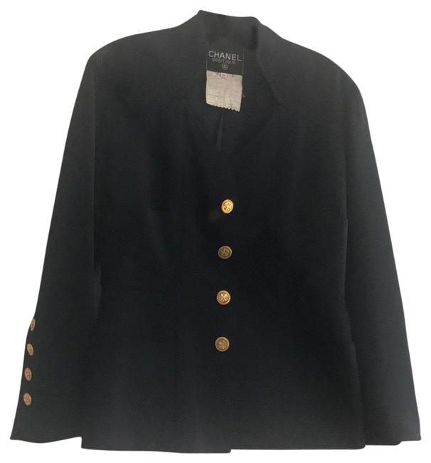 Chanel Navy Blue Jacket Blazer  