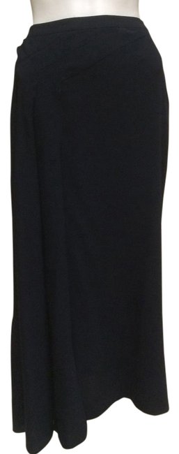 Chanel Navy Blue Pencil with Asymmetric Front Skirt  29 30 
