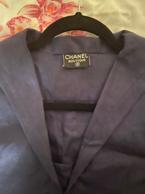 Chanel Navy Blue Sailor Blouse