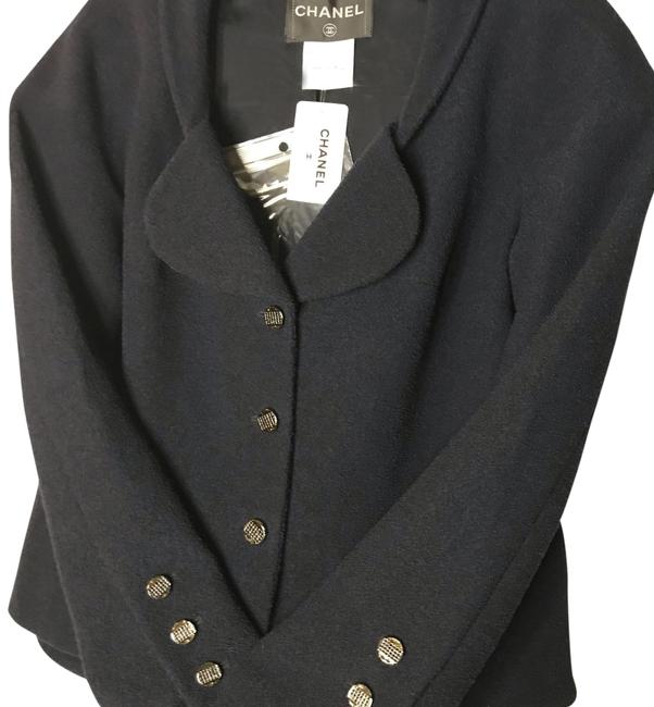 Chanel Navy Blue Marine Blue P42610v18196 Blazer  
