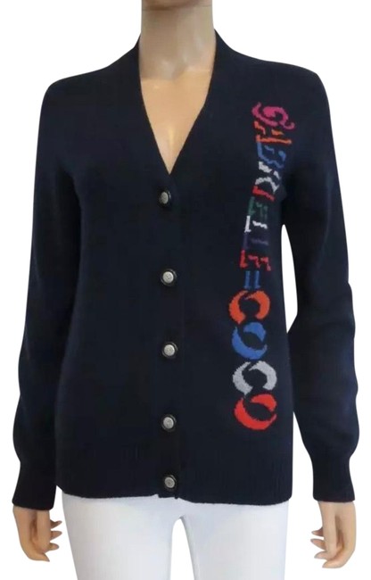 Chanel Navy Coco Cardigan