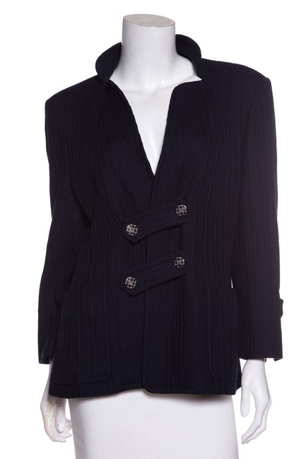 Chanel Navy Cotton Jacket