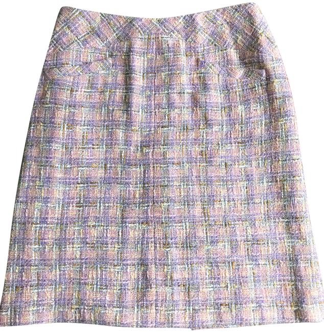 Chanel Pink 2005 Tweed Skirt 0 M 31 