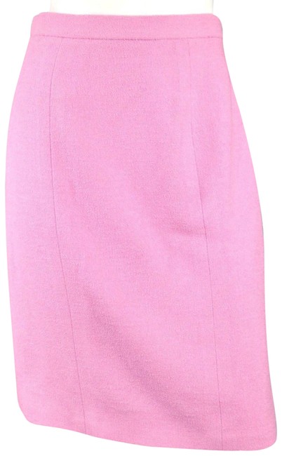 Chanel Pink ྜp Tweed Skirt  29 30 